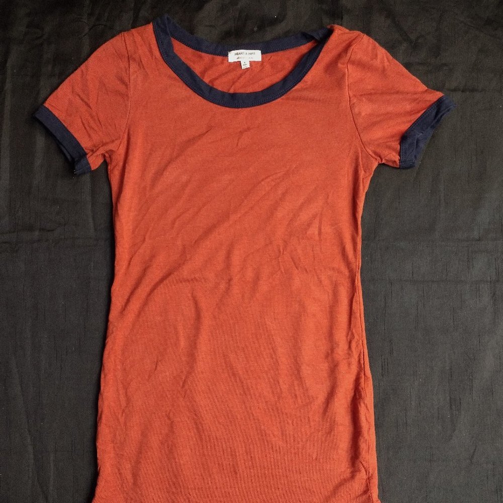 Hearts & Hips Tee Shirt Dress Sz Small S